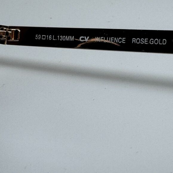 BCBGMAXAZRIA Eyeglasses Frame Influence Gold H14651 - Picture 8 of 10